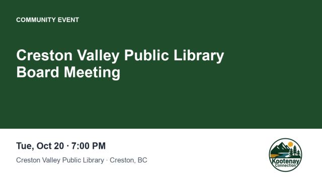 Creston Valley Public Library Board Meeting