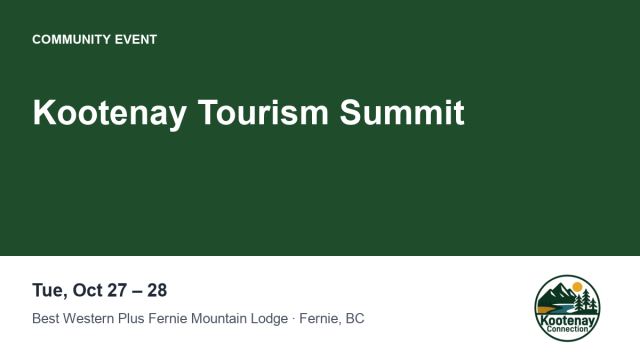 Kootenay Tourism Summit