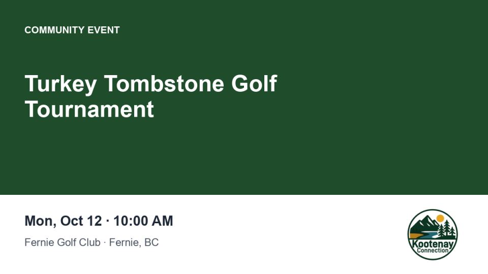 Turkey Tombstone Golf Tournament