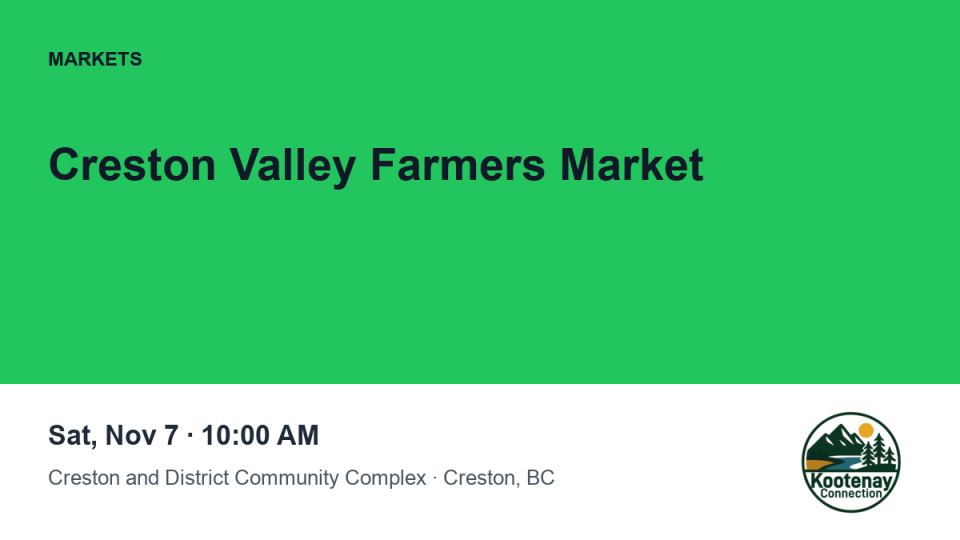 Creston Valley Farmers Market