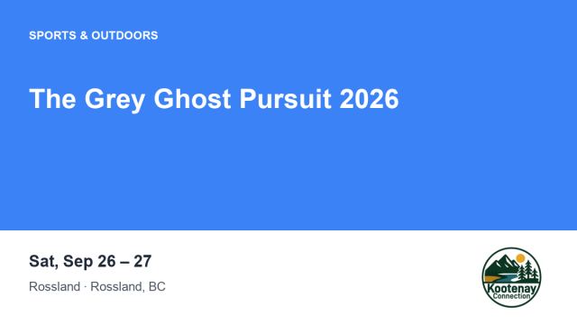 The Grey Ghost Pursuit 2026