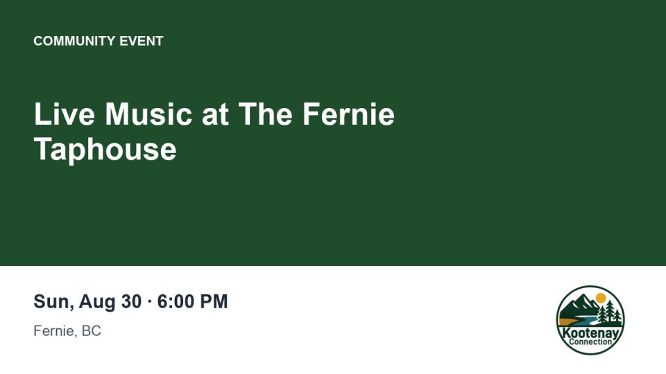 Live Music at The Fernie Taphouse