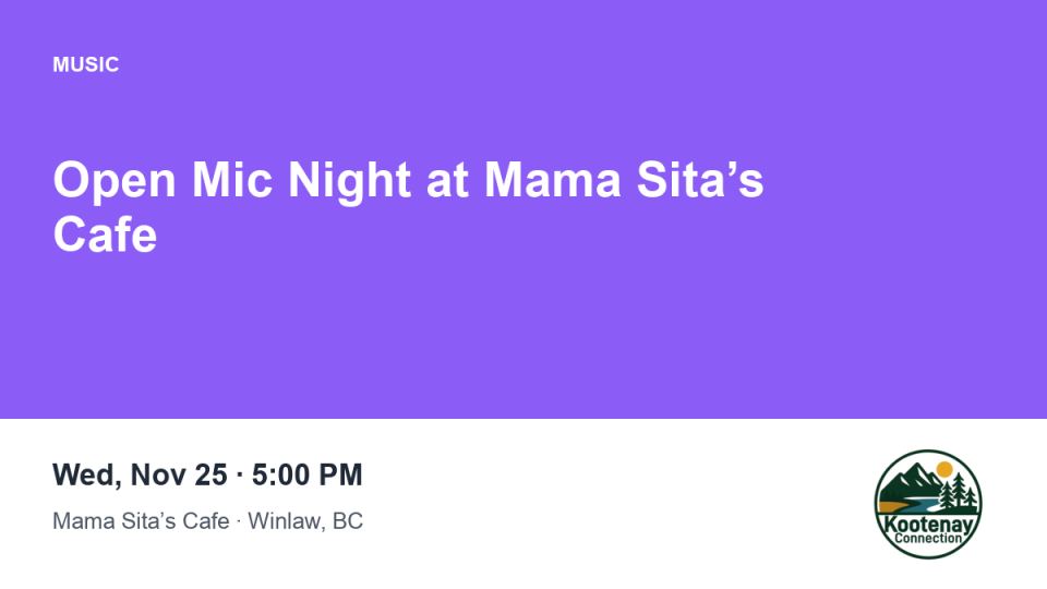 Open Mic Night at Mama Sita’s Cafe