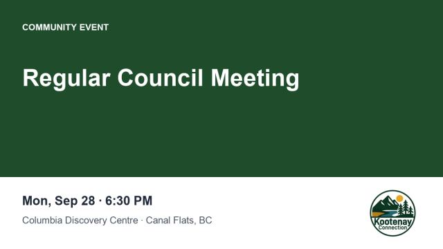Regular Council Meeting