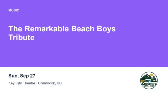 The Remarkable Beach Boys Tribute
