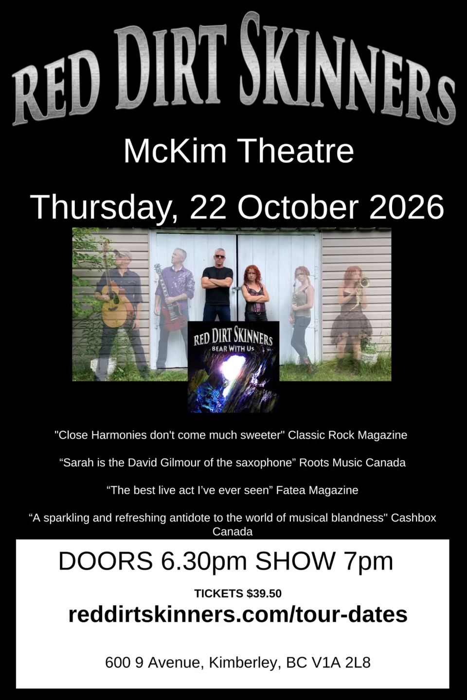 An Evening with Red Dirt Skinners