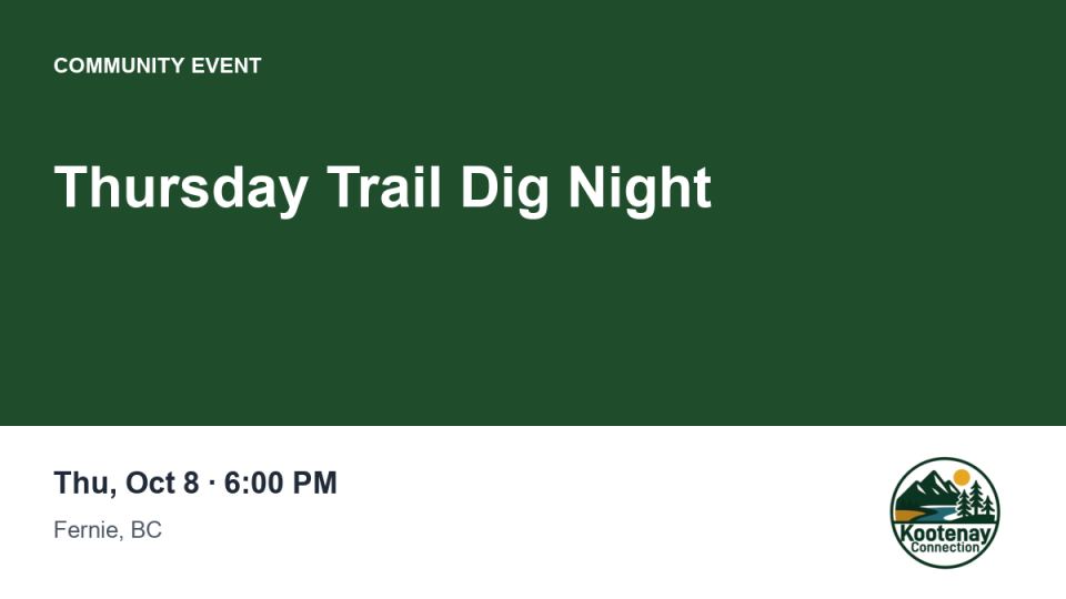 Thursday Trail Dig Night