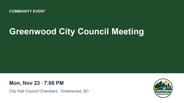 Greenwood City Council Meeting