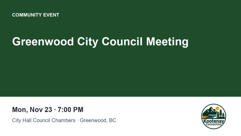 Greenwood City Council Meeting