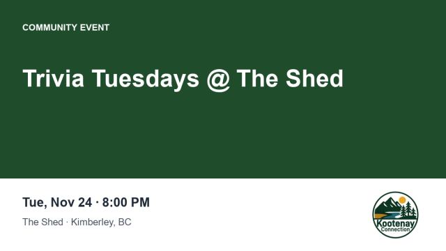 Trivia Tuesdays @ The Shed