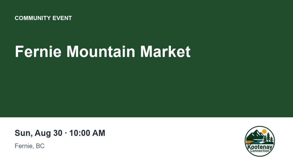 Fernie Mountain Market
