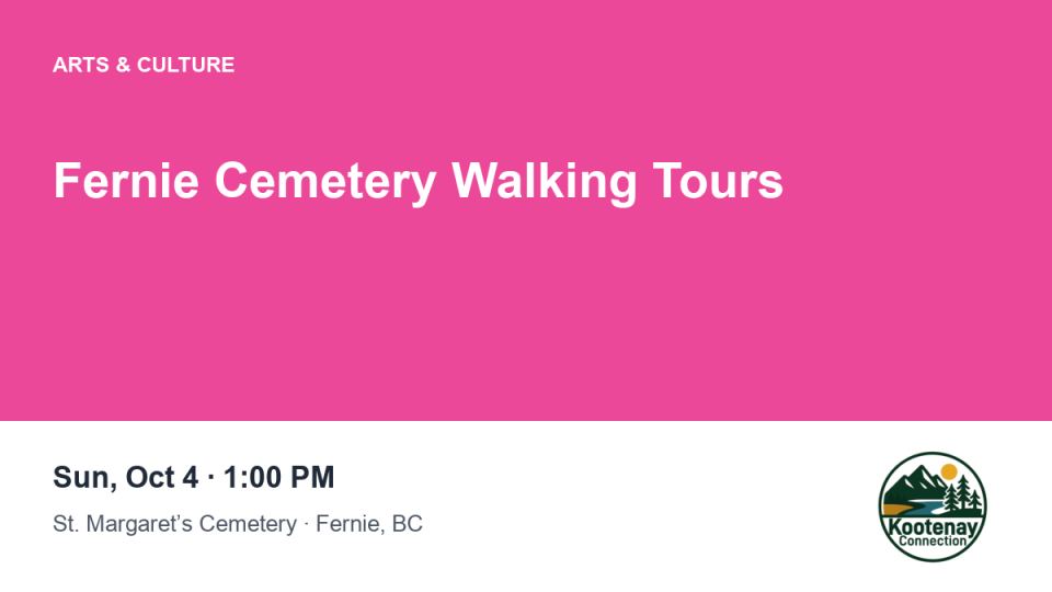 Fernie Cemetery Walking Tours