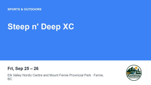 Steep n' Deep XC