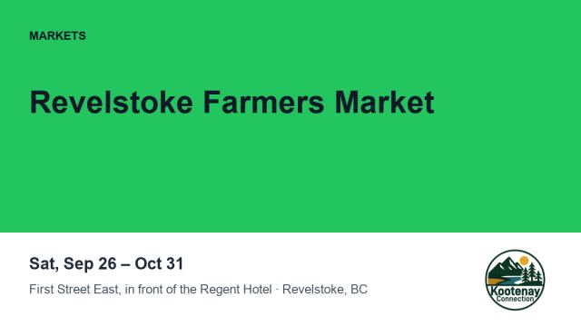 Revelstoke Farmers Market