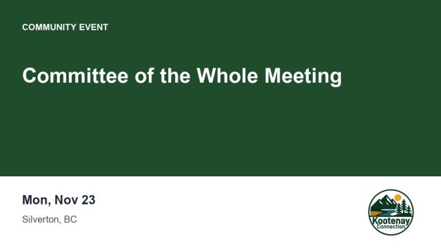 Committee of the Whole Meeting