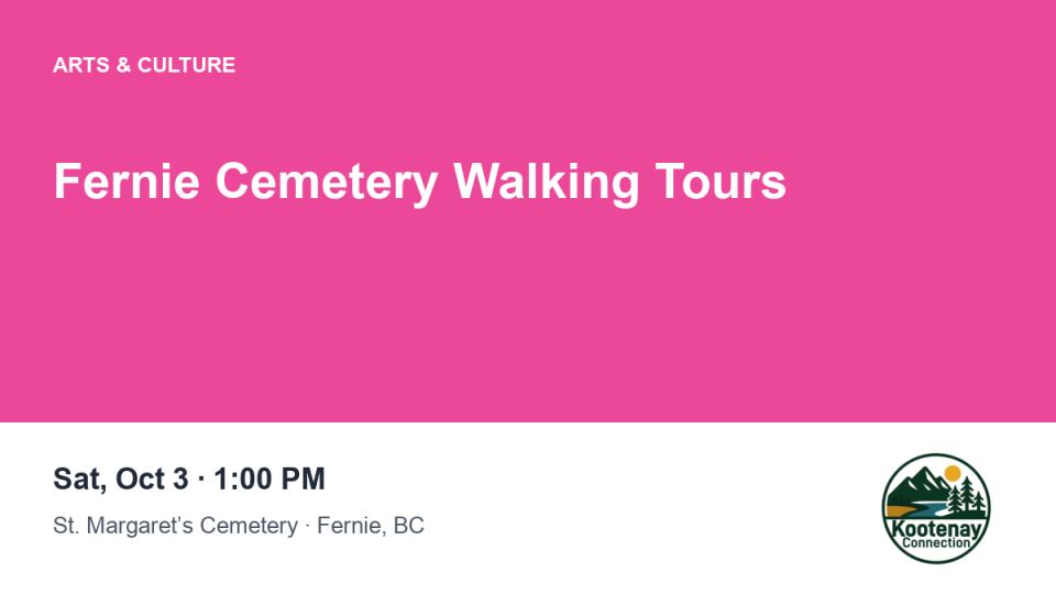 Fernie Cemetery Walking Tours